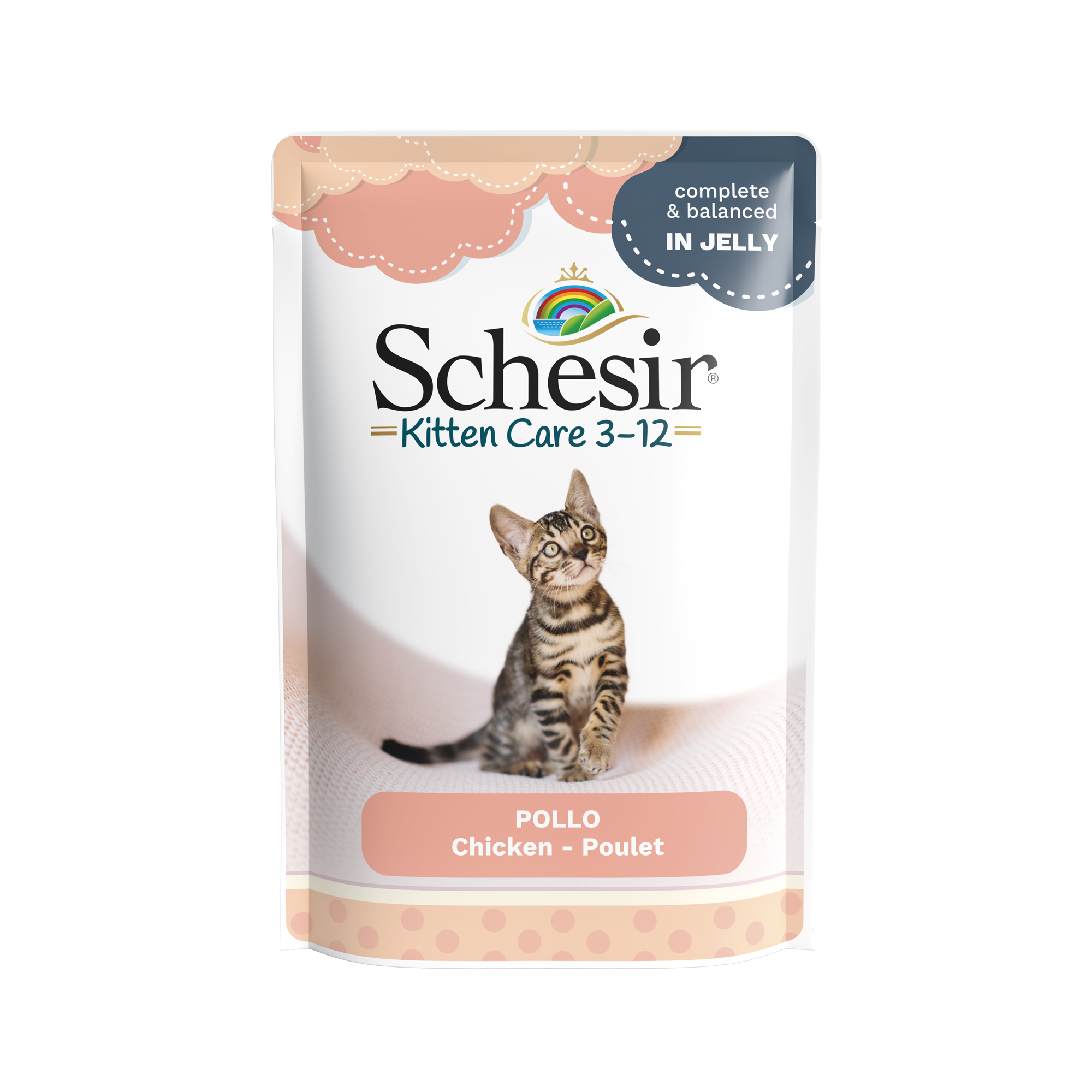 Sachet Chat - Schesir Kitten Care Poulet - 85 gr