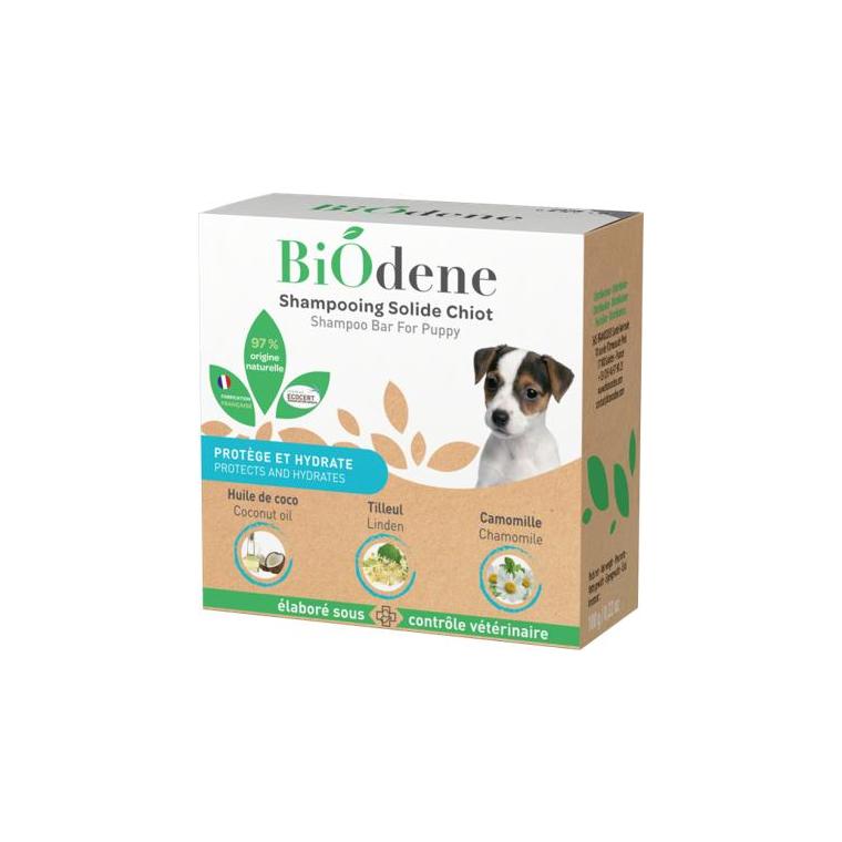 Hygiène Chien – Biodène Shampooing Solide Chiot – 100 g