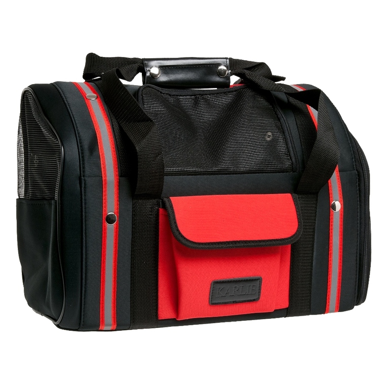 Transport - Flamingo Sac à dos Smart bag Noir et rouge - 42 x 21 x
