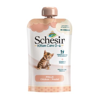 Sachet Chat - Schesir Kitten Care Cream Poulet -  150 gr 1002706