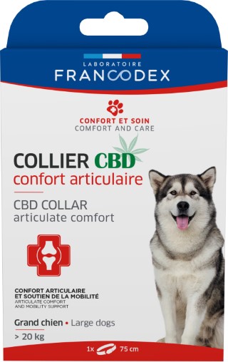 Soin Chien – Francodex Collier CBD - Grands chiens > 20 kg 1002873