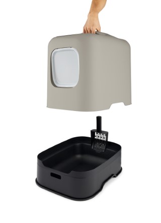 Hygiène Chat – Rotho Maison de toilette Biala Cappuccino – 44,3 x39,5 x 51 cm 1005398