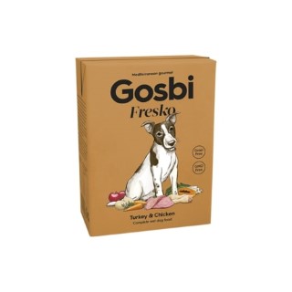 Boîte Chien - Gosbi Fresko dog Turkey & Chicken - 375 gr 1010768