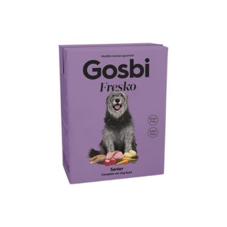Boîte Chien - Gosbi Fresko dog Senior - 375 gr 1010774
