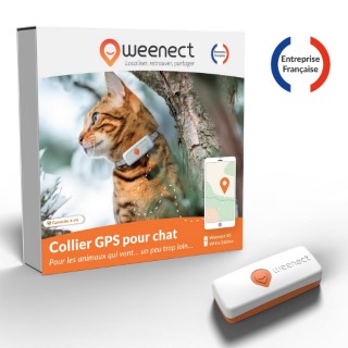 Sécurité Chat - Weenect GPS blanc XS – 60 X 23 X 12 mm 1018211
