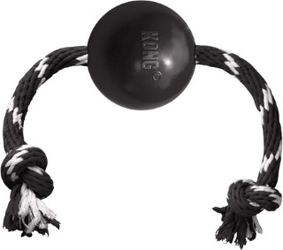 Jouet Chien – KONG® Xtrem Balle Et Corde Noir – Taille L 1042468