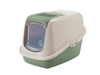 Hygiène Chat – Savic Maison de toilette Nestor granite-vert – 56 x 39 x 38,5 cm 1054536
