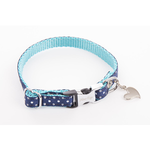 Collier Pois pour chien coloris bleu - XS 120231