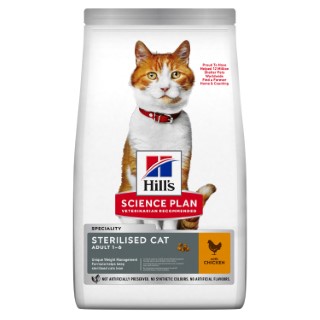 Croquettes Chat – Hill's Science Plan Feline Adult Sterilised Poulet - 300 gr 152594
