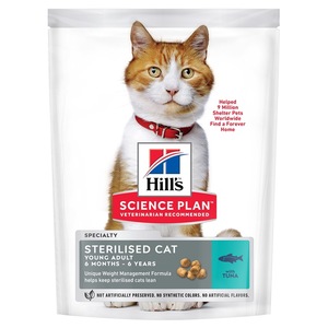 Croquettes Chat – Hill's Science Plan Feline Adult Sterilised Thon - 300 gr 152598