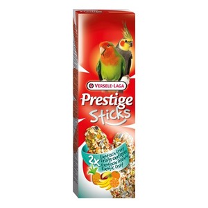 Friandises Oiseaux – Versele Laga Prestige Sticks Grandes Perruches Fruits Exotiques – 140 g 183910