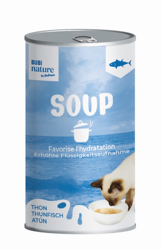 Boîtes Chat – Bubimex Soupe au thon – 135 gr  Alimentation pour chat chats  - Médor et Compagnie®