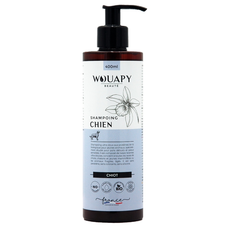 Hygiène Chien – Wouapy Shampooing Chiot – 400 ml 1002720