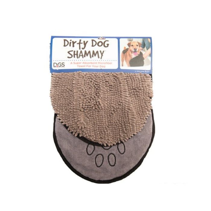 Hygiène Chien – DGS Dirty Dog Shammy Gris -  33 x 79 cm 1007654
