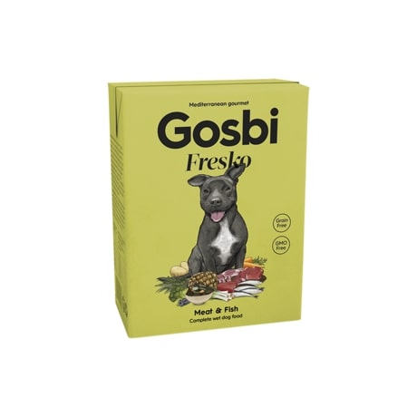 Boîte Chien - Gosbi Fresko dog Meat & Fish - 375 gr 1010767