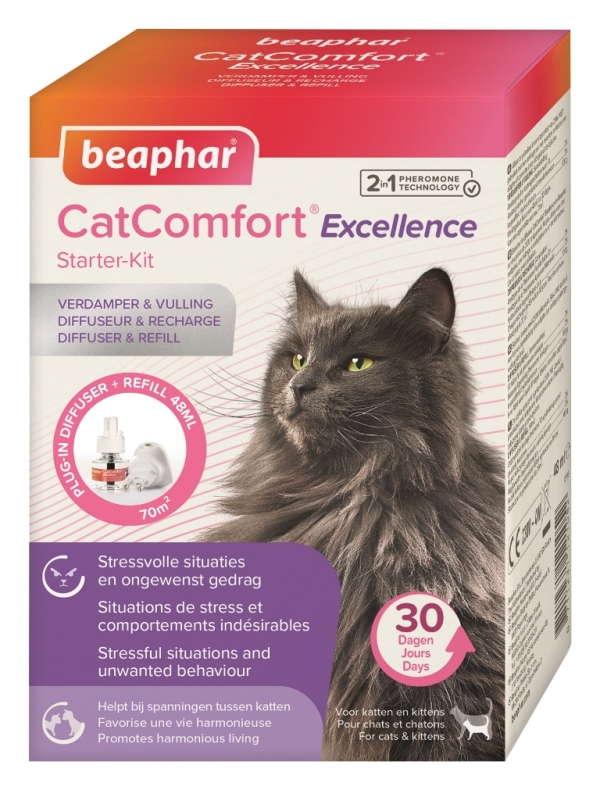 Soin Chat - Beaphar Diffuseur + recharge CatComfort Excellence  1050978