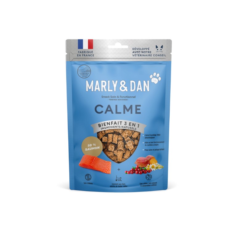 Friandise Chat – Marly & Dan Tendres bouchées « Calme » - 50 gr 1058070
