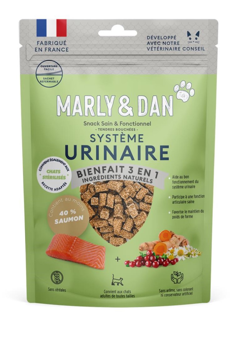 Friandise Chat – Marly & Dan Tendres bouchées « Système urinaire » - 50 gr 1061895