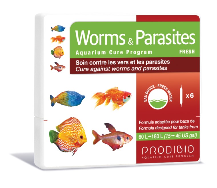 Soin - Prodibio Worms & Parasites Eau douce - 6 ampoules  108838