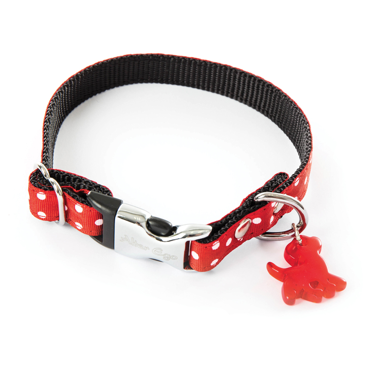 Collier Chien – Martin Sellier Collier Pois rouge – S 120235