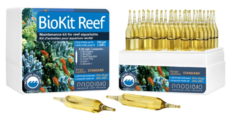 Traitement de l'eau - Prodibio BioKit Reef - 30 ampoules 187902