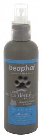 hygiène chien – beaphar spray lotion démêlante premium – 200 ml