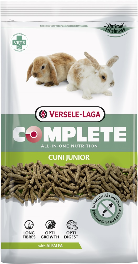 Alimentation Lapin – Versele-Laga Complete Cuni Junior – 1,75 kg   Nourriture pour lapins et rongeurs rongeurs - Médor et Compagnie®