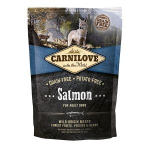 croquettes chien - carnilove adulte sans céréales salmon - 1,5kg