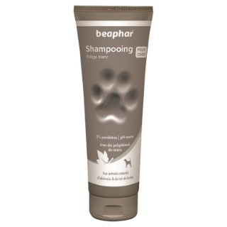 Hygiène Chien – Beaphar shampooing premium pelage blanc – 250 ml 209297