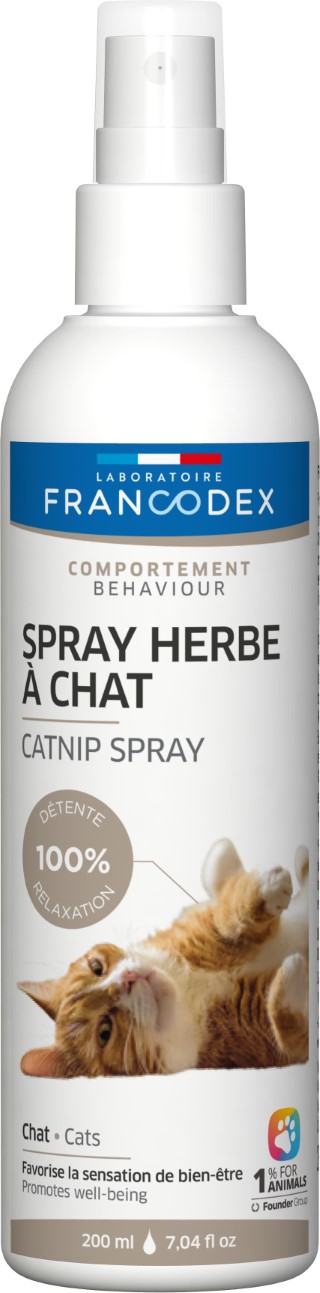 Soin Chat – Francodex Spray herbe à chat – 200 ml 211483
