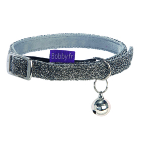Collier chat - Bobby Collier Disco Taille XS Argent - 30 x 1 cm 257360