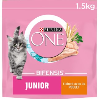 Croquettes Chat – Purina One Junior Poulet Céréales Complètes – 1,5 kg 279718