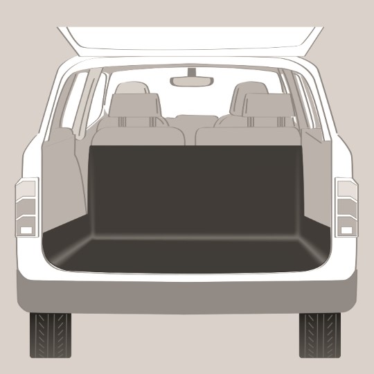 Transport Chien – Trixie Protège coffre de voiture noir – 1,20 x 1,50 m