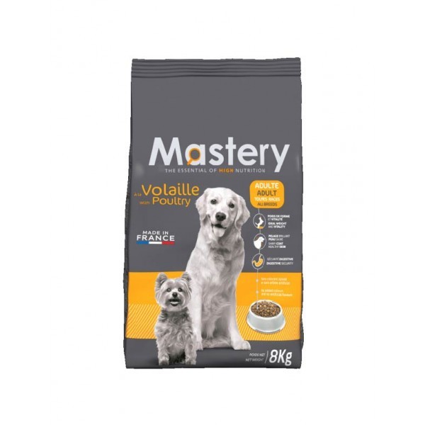 Croquette chien Mastery adulte Volaille 8kg