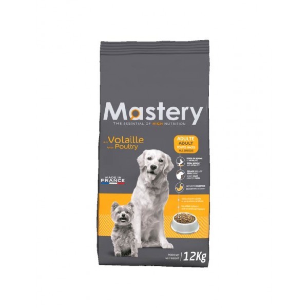 Croquette chien Mastery adulte Volaille 12kg