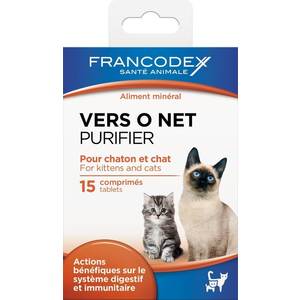 Soin Chat – Francodex Vers O Net comprimés – X15 335861