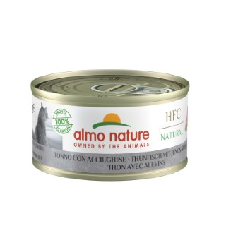 Boîte Chat – Almo Nature HFC Natural Thon avec Alevins 70 gr 354195