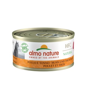 Boîte Chat – Almo Nature HFC Natural Poulet et Thon 70 gr 354201
