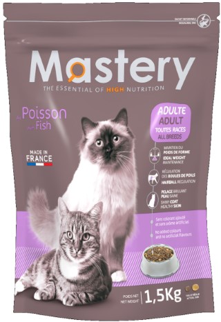 Croquettes Chat - Mastery adulte Poisson - 1,5kg 367494