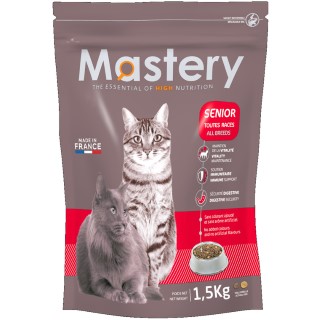 Croquettes Chat - Mastery adulte Senior - 1,5kg 367497
