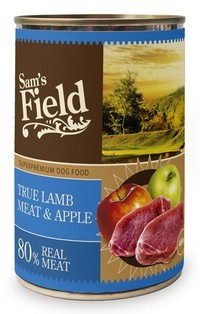 Boîte Chien – Sam's Field à l'agneau et aux pommes – 400 g 371642