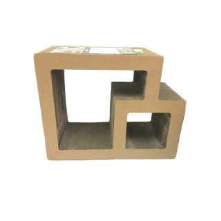 Habitat Chat – Champion Companion Griffoir Scratcher Double Square Ramp - 50 x 23 x 40 cm 385520