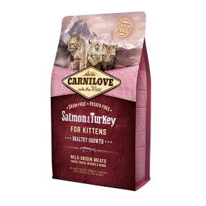 Croquettes chaton - Carnilove Salmon & Turkey - 2kg 310362