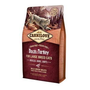 Croquettes Chat - Carnilove Cat Canard & Dinde - 2kg 310377