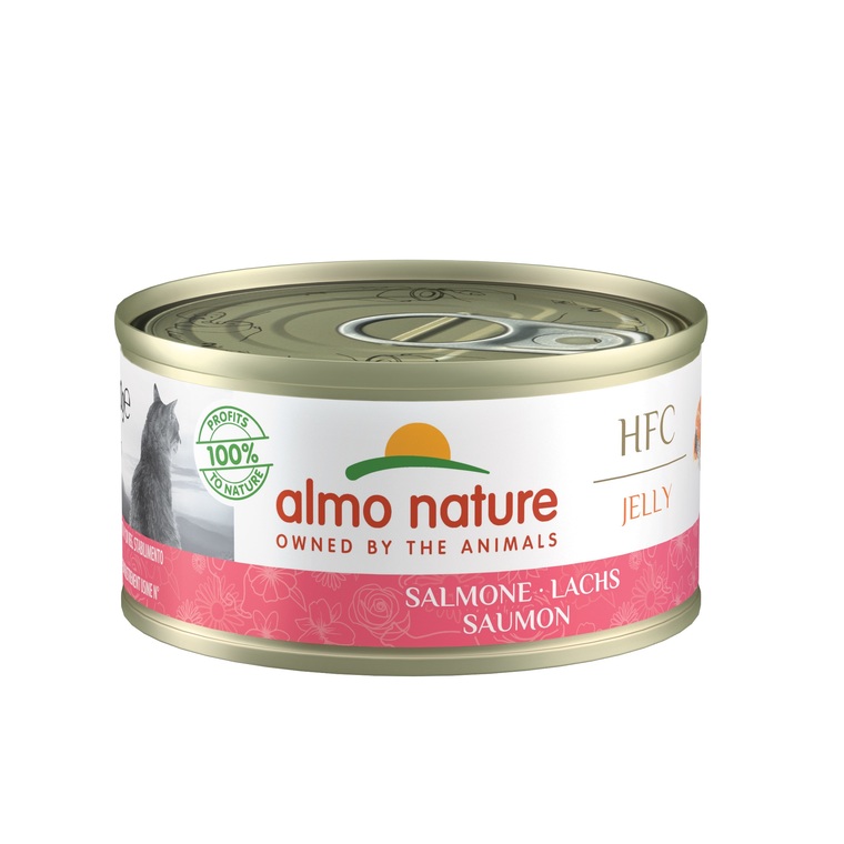 Boîte Chat – Almo Nature HFC Jelly Saumon 70 gr 354191