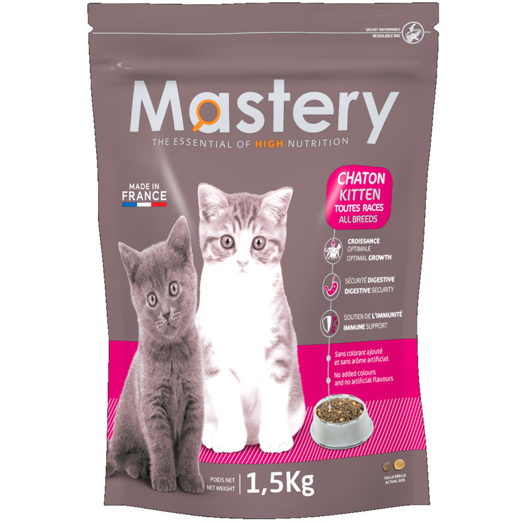 Croquettes Chat - Mastery Chaton - 1,5kg 367486