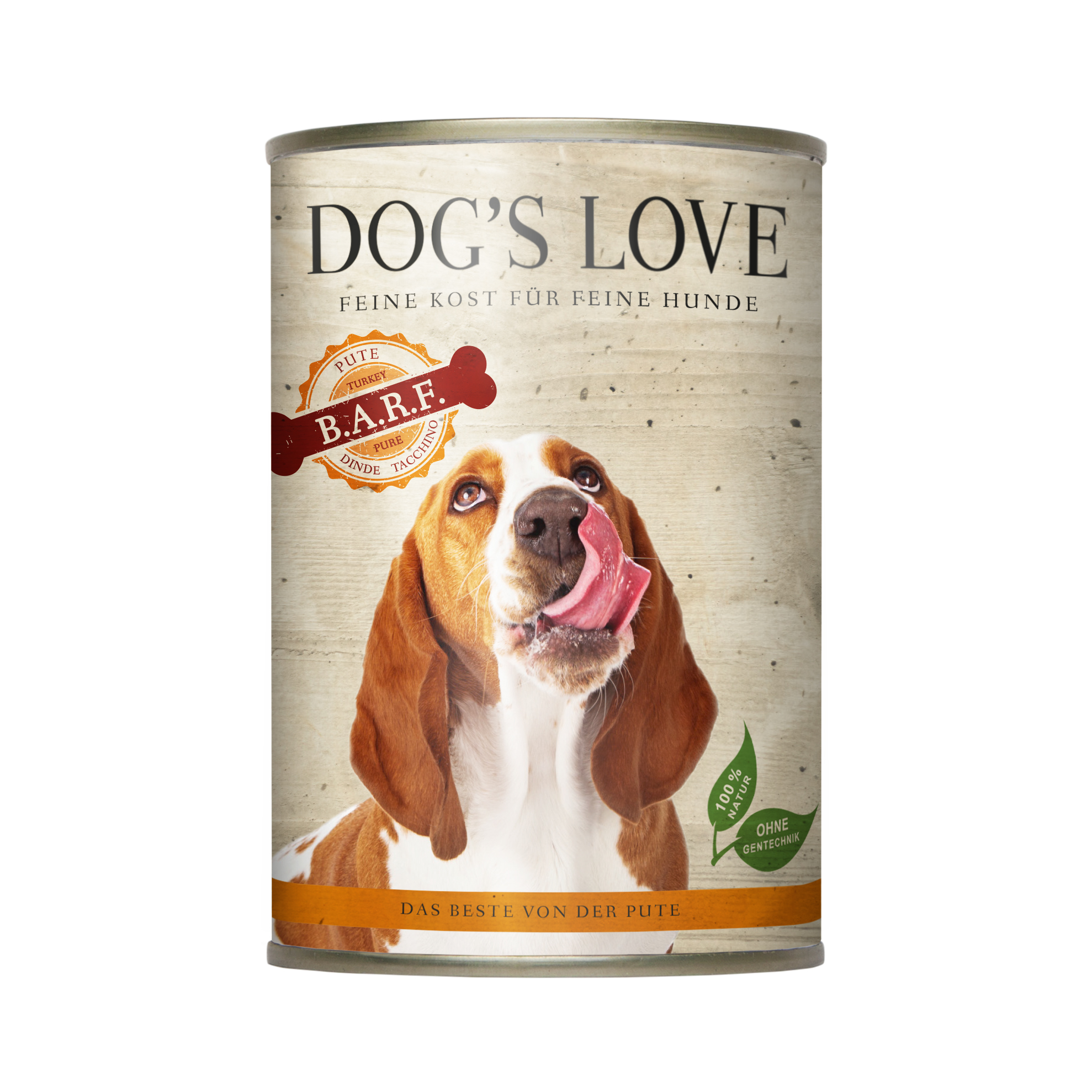 boîte chien – dog's love barf dinde 400 gr