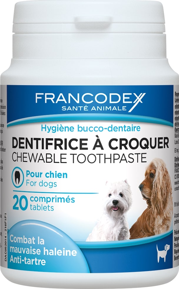 Hygiène Chien – Francodex Dentifrice à croquer – X20
