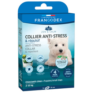 Collier anti-stress et répulsif pour petit chien et chiots - 35 cm 407276