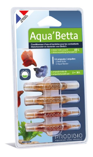 Traitement de l'eau - Prodibio Aqua'betta 4 ampoules 415315